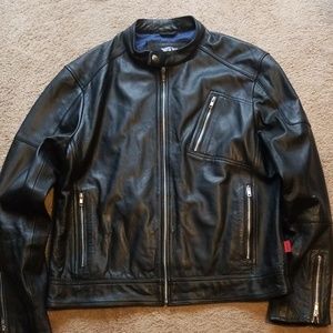 Camokazi 'Real Leather Moto jacket